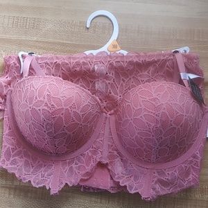 French Affair push up bra and pantie set 36B, new with tag